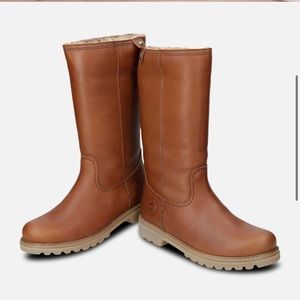 Panama jack leather boot fur lining